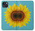 S3039 Vintage Sunflower Blue Hülle Schutzhülle Taschen für iPhone 14 Plus
