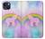 S3070 Rainbow Unicorn Pastel Sky Hülle Schutzhülle Taschen für iPhone 14 Plus