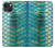 S3414 Green Snake Scale Graphic Print Hülle Schutzhülle Taschen für iPhone 14 Plus