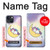S3485 Cute Unicorn Sleep Hülle Schutzhülle Taschen für iPhone 14 Plus