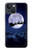 S3508 Xmas Santa Moon Hülle Schutzhülle Taschen für iPhone 14 Plus
