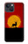 S3513 Deer Sunset Hülle Schutzhülle Taschen für iPhone 14 Plus