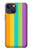 S3678 Colorful Rainbow Vertical Hülle Schutzhülle Taschen für iPhone 14 Plus