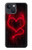 S3682 Devil Heart Hülle Schutzhülle Taschen für iPhone 14 Plus
