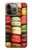 S0080 Macarons Hülle Schutzhülle Taschen für iPhone 14 Pro Max