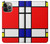S0157 Composition Red Blue Yellow Hülle Schutzhülle Taschen für iPhone 14 Pro Max