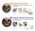 S0552 Skull Hülle Schutzhülle Taschen für iPhone 14 Pro Max