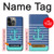 S2081 Nautical Anchor Hülle Schutzhülle Taschen für iPhone 14 Pro Max