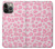 S2213 Pink Leopard Pattern Hülle Schutzhülle Taschen für iPhone 14 Pro Max