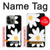 S2315 Daisy White Flowers Hülle Schutzhülle Taschen für iPhone 14 Pro Max
