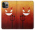 S2454 Red Cute Little Devil Cartoon Hülle Schutzhülle Taschen für iPhone 14 Pro Max