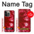 S2480 Tie Dye Red Hülle Schutzhülle Taschen für iPhone 14 Pro Max
