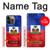 S3022 Haiti Flag Hülle Schutzhülle Taschen für iPhone 14 Pro Max