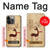 S3081 Wooden Raindeer Graphic Printed Hülle Schutzhülle Taschen für iPhone 14 Pro Max