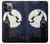 S3249 Peter Pan Fly Full Moon Night Hülle Schutzhülle Taschen für iPhone 14 Pro Max