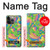 S3273 Flower Line Art Pattern Hülle Schutzhülle Taschen für iPhone 14 Pro Max