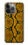 S3365 Yellow Python Skin Graphic Print Hülle Schutzhülle Taschen für iPhone 14 Pro Max