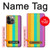 S3678 Colorful Rainbow Vertical Hülle Schutzhülle Taschen für iPhone 14 Pro Max