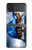 S0084 Turtle in the Rain Hülle Schutzhülle Taschen für Samsung Galaxy Z Flip 4
