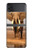 S0310 African Elephant Hülle Schutzhülle Taschen für Samsung Galaxy Z Flip 4