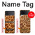 S0422 Giraffe Skin Hülle Schutzhülle Taschen für Samsung Galaxy Z Flip 4
