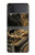 S0426 Gold Dragon Hülle Schutzhülle Taschen für Samsung Galaxy Z Flip 4