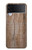 S0599 Wood Graphic Printed Hülle Schutzhülle Taschen für Samsung Galaxy Z Flip 4