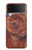 S0603 Wood Graphic Printed Hülle Schutzhülle Taschen für Samsung Galaxy Z Flip 4