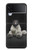 S0878 Black Bear Hülle Schutzhülle Taschen für Samsung Galaxy Z Flip 4