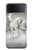 S0933 White Horses Hülle Schutzhülle Taschen für Samsung Galaxy Z Flip 4