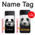 S1072 Panda Bear Hülle Schutzhülle Taschen für Samsung Galaxy Z Flip 4