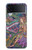 S1240 Bali Painting Hülle Schutzhülle Taschen für Samsung Galaxy Z Flip 4