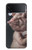 S1273 Crazy Pig Hülle Schutzhülle Taschen für Samsung Galaxy Z Flip 4