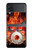 S1431 Skull Drum Fire Rock Hülle Schutzhülle Taschen für Samsung Galaxy Z Flip 4