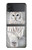 S1566 Snowy Owl White Owl Hülle Schutzhülle Taschen für Samsung Galaxy Z Flip 4