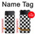 S1611 Black and White Check Chess Board Hülle Schutzhülle Taschen für Samsung Galaxy Z Flip 4