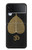 S2331 Gold Leaf Buddhist Om Symbol Hülle Schutzhülle Taschen für Samsung Galaxy Z Flip 4