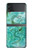 S2653 Dragon Green Turquoise Stone Graphic Hülle Schutzhülle Taschen für Samsung Galaxy Z Flip 4
