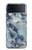 S2689 Blue Marble Texture Graphic Printed Hülle Schutzhülle Taschen für Samsung Galaxy Z Flip 4