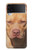 S2903 American Pitbull Dog Hülle Schutzhülle Taschen für Samsung Galaxy Z Flip 4