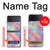 S3706 Pastel Rainbow Galaxy Pink Sky Hülle Schutzhülle Taschen für Samsung Galaxy Z Flip 4