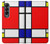 S0157 Composition Red Blue Yellow Hülle Schutzhülle Taschen für Samsung Galaxy Z Fold 4