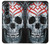 S0223 Vampire Skull Tattoo Hülle Schutzhülle Taschen für Samsung Galaxy Z Fold 4
