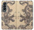 S0318 Antique Dragon Hülle Schutzhülle Taschen für Samsung Galaxy Z Fold 4