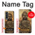 S0344 Buddha Rock Carving Hülle Schutzhülle Taschen für Samsung Galaxy Z Fold 4