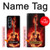 S0415 Fire Guitar Burn Hülle Schutzhülle Taschen für Samsung Galaxy Z Fold 4