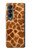 S0422 Giraffe Skin Hülle Schutzhülle Taschen für Samsung Galaxy Z Fold 4
