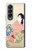 S0889 Japan Art Kimono Hülle Schutzhülle Taschen für Samsung Galaxy Z Fold 4