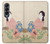 S0889 Japan Art Kimono Hülle Schutzhülle Taschen für Samsung Galaxy Z Fold 4