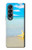 S0911 Relax at the Beach Hülle Schutzhülle Taschen für Samsung Galaxy Z Fold 4